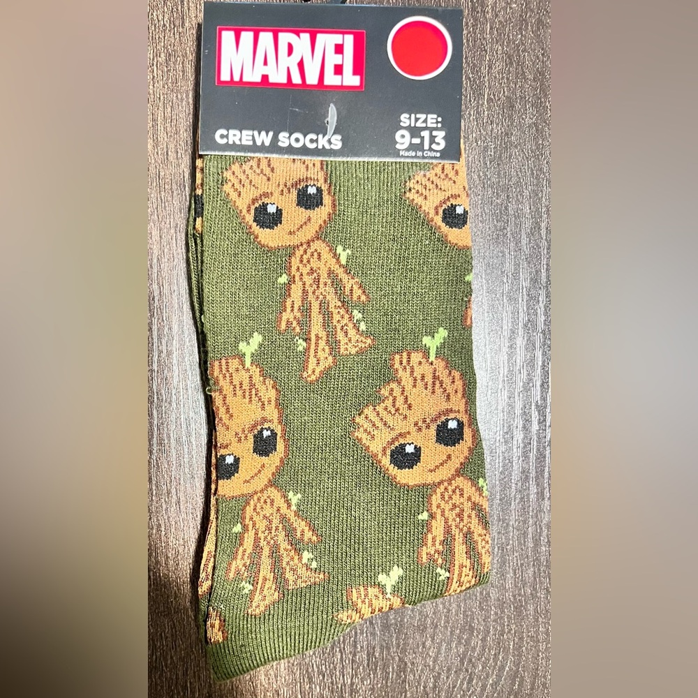 Brand new Baby Groot socks!